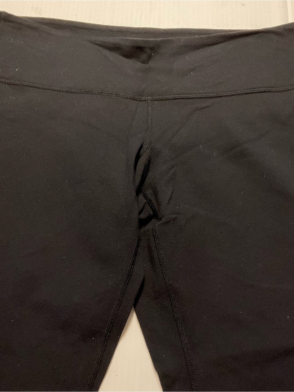 Lululemon Wunder Under Crop Legging Black Low Rise Womens Sz 8 - Picture 3 of 9